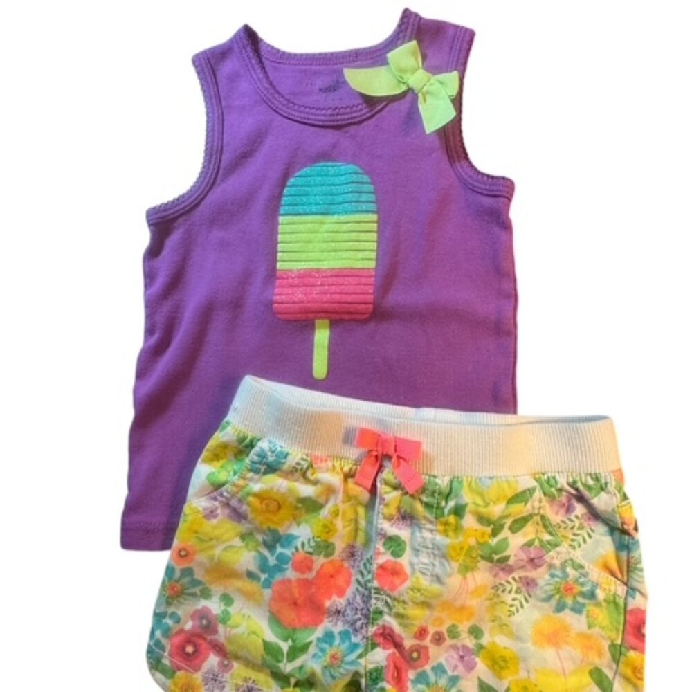 Cherokee & Falls Green Size 2T Set - Picture 2 of 9